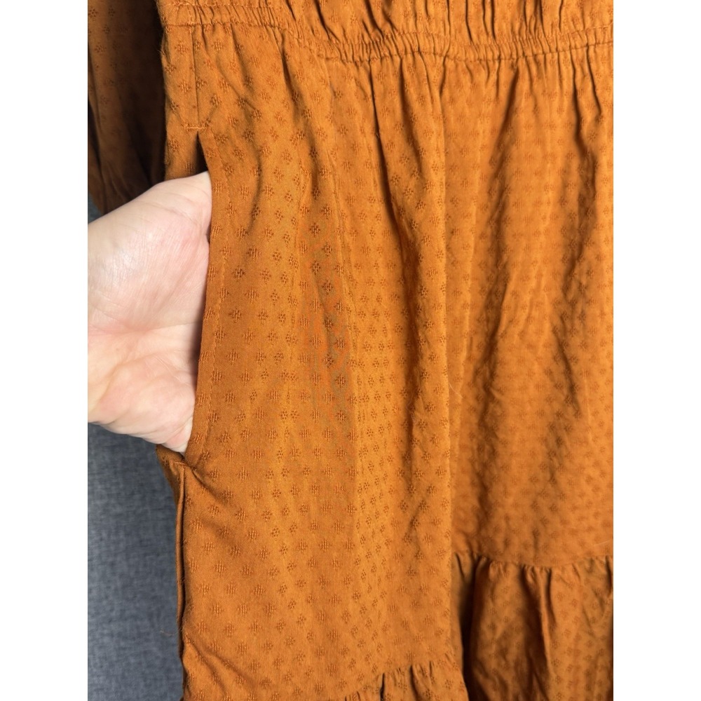 NWT Universal Thread Brown Rust Eyelet Balloon Sl… - image 4